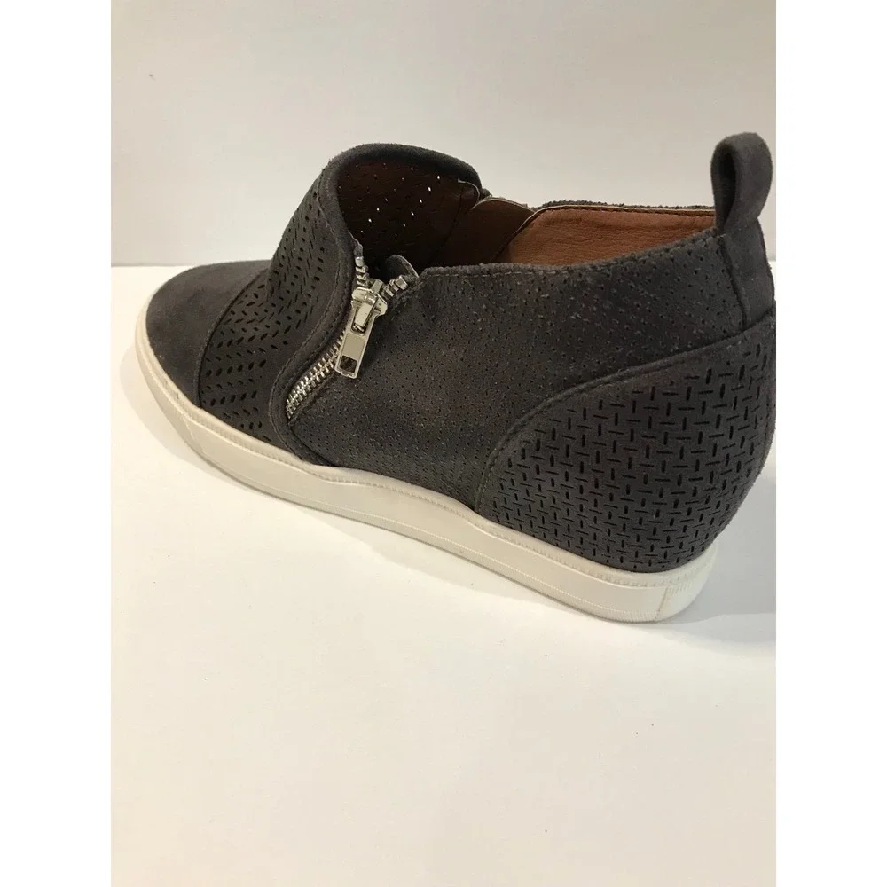 womens dolce vita wedge zip up black‎ shoe size 10